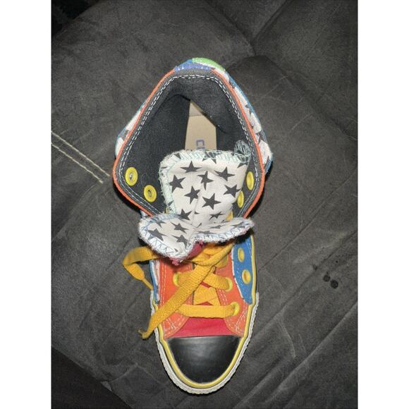 Converse Shoes Womens Sz 5.5 Taylor All Star High Top Stars Multi Color Jack - Picture 5 of 5